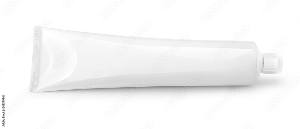 Empty Tube Of Toothpaste, Cream Or Gel template. Empty Tube Of Toothpaste, Cream Or Gel template.