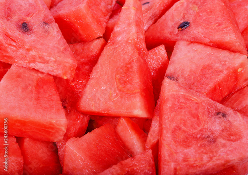 Red watermelon, watermelon slice, fresh fruit