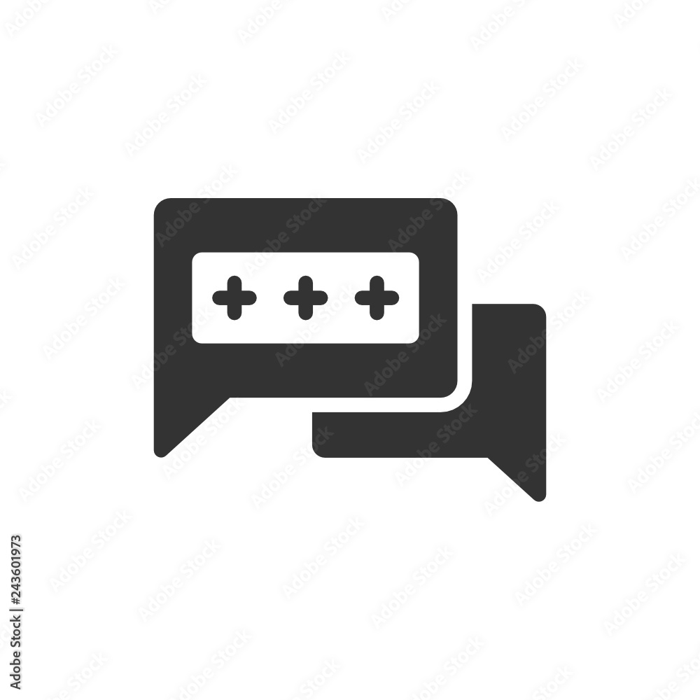 Fototapeta premium chat icon