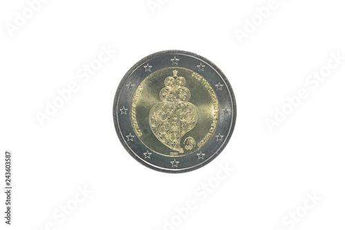 Commemorative 2 euro coin of Portugal
