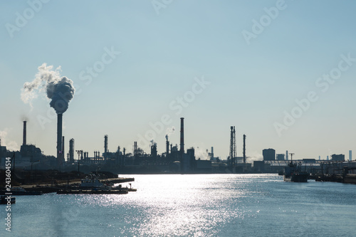 (神奈川県ｰ都市風景)川崎の工業地帯風景６