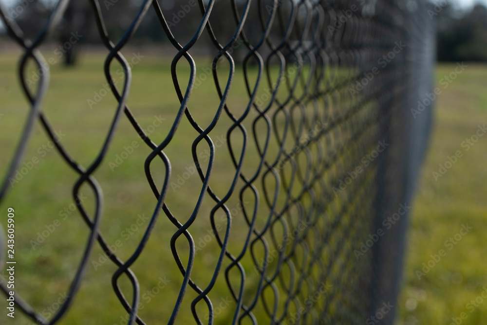 Wire metal fence close up Wire metal fence close up
