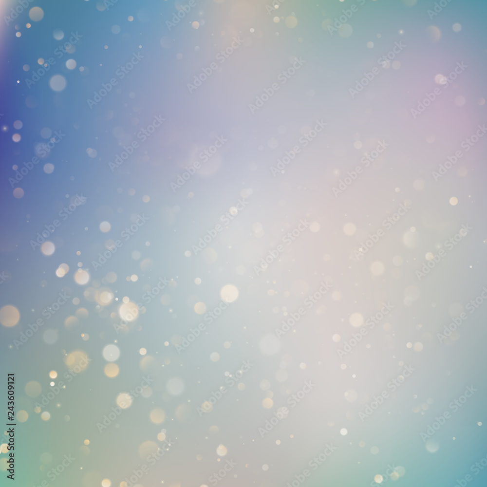Background of soft delicate blue and purple pastel colored glittering bokeh light reflections. EPS 10 Background of soft delicate blue and purple pastel colored glittering bokeh light reflections. EPS 10