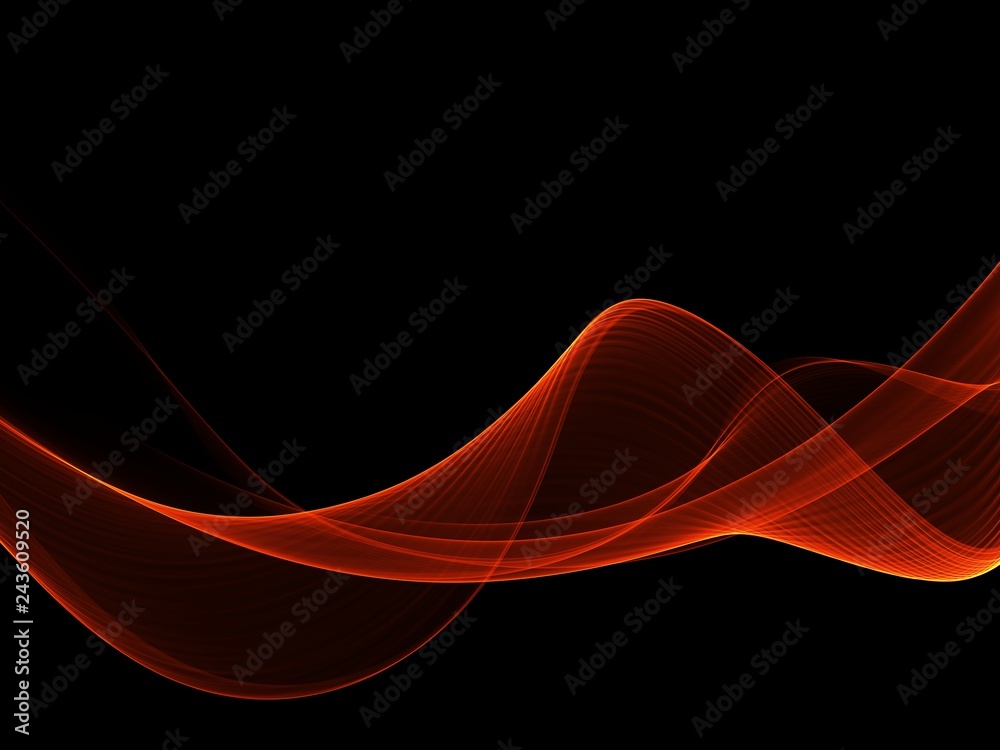 Fototapeta premium Abstract soft orange color technology modern futuristic background