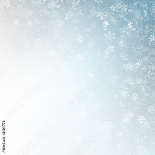 Festive winter blurred background. EPS 10