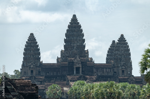 Main three towers of Angkor Wat temple