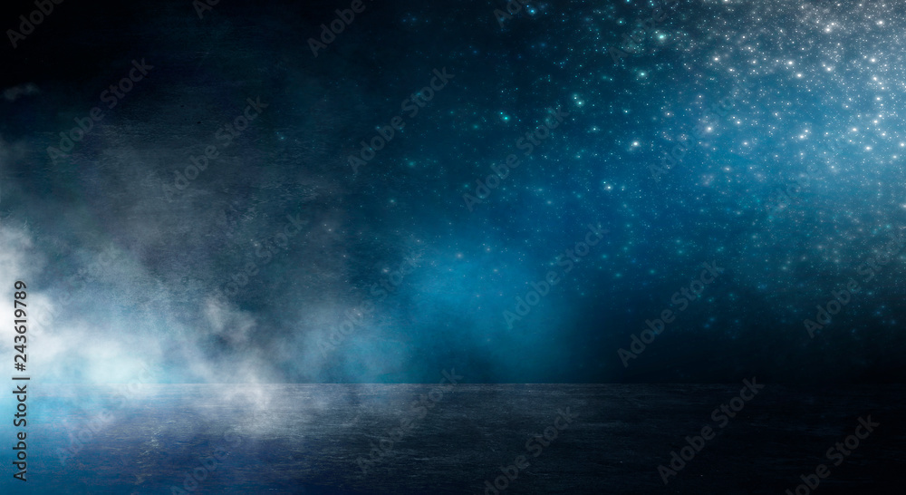 Texture dark concrete floor with mist or fog. Creative blurry outdoor asphalt background with mist Texture dark concrete floor with mist or fog. Creative blurry outdoor asphalt background with mist