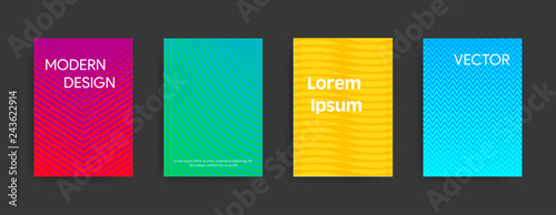 Modern cover design on dark background. Vector illustration suitable for flyers, brochures, banners.