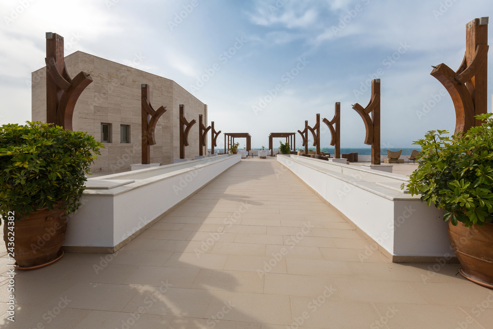 Fototapeta premium Hotel resort compound