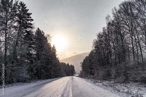road in winter © George