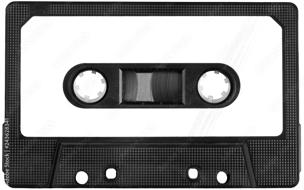 Obraz premium Audio cassette tape - isolated image