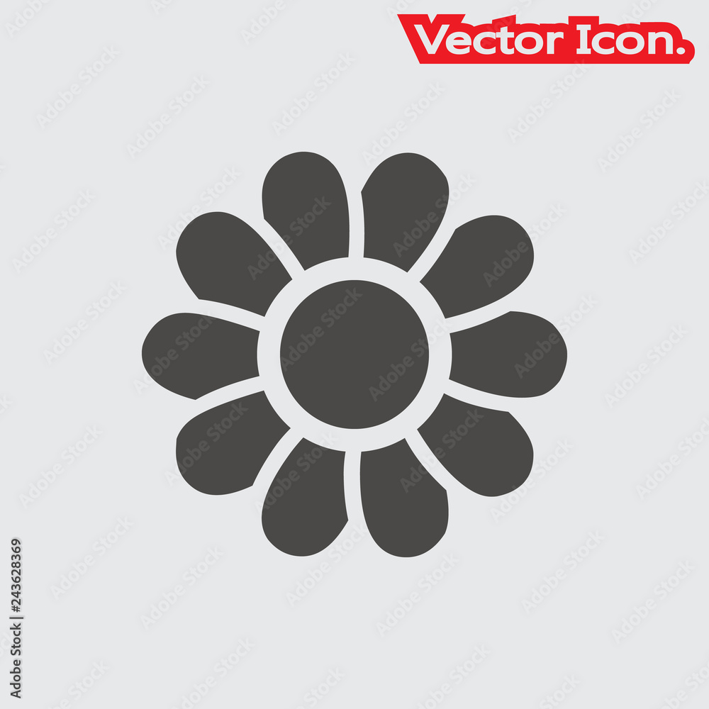 Flowers icon isolated sign symbol and flat style for app, web and digital design. Vector illustration. Flowers icon isolated sign symbol and flat style for app, web and digital design. Vector illustration.