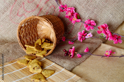 Chinese new year homemade cookies photo