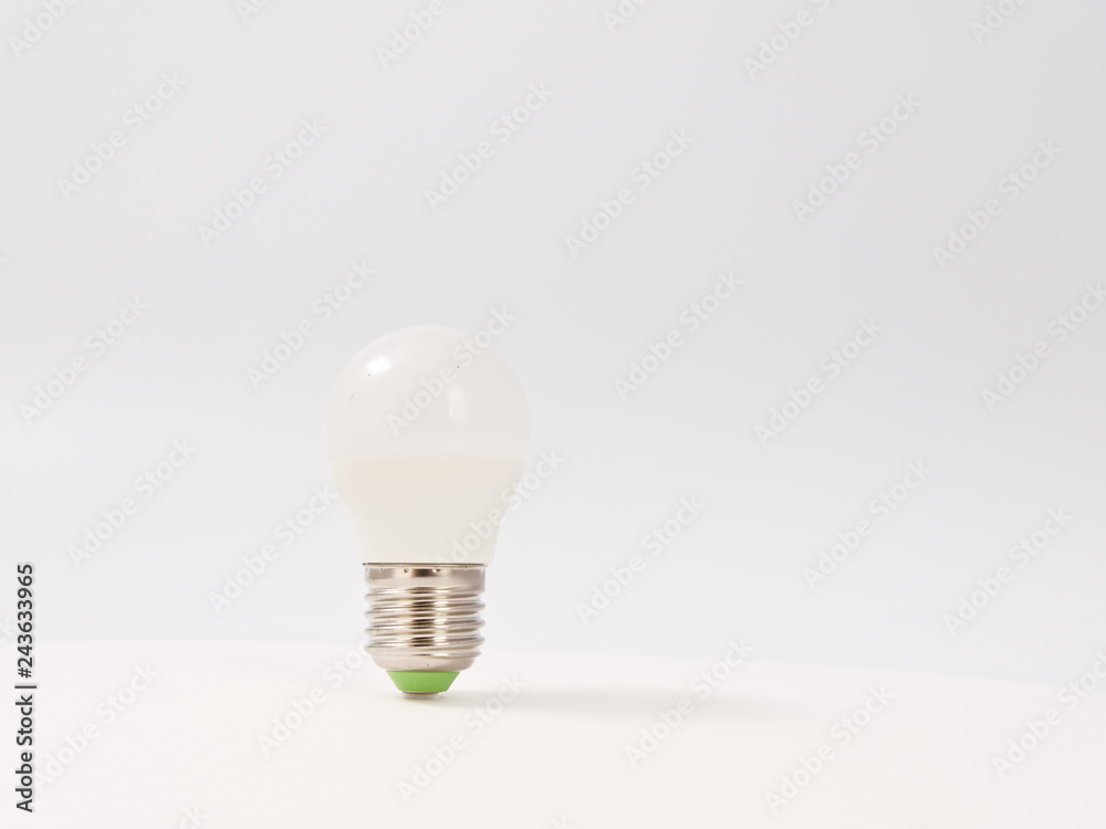 led lamps with cap on a white background led lamps with cap on a white background