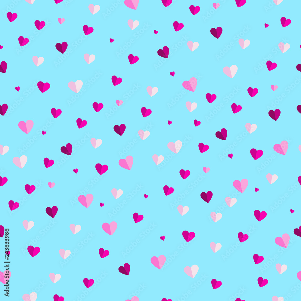 Valentine's day seamless pattern