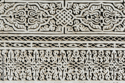 Arabic pattern, oriental islamic ornament in Morocco