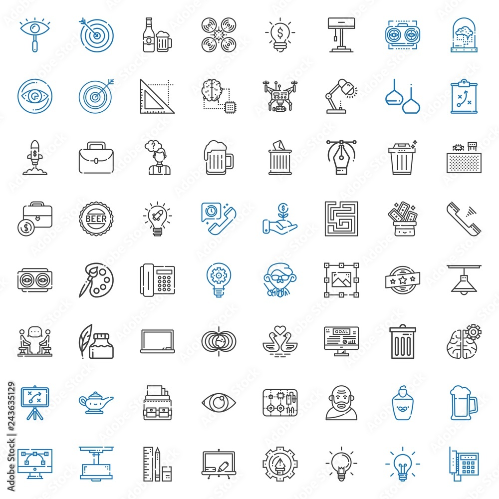 idea icons set idea icons set