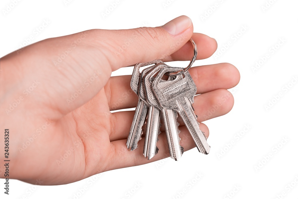 Hand Holding Keys