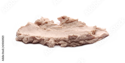 Pate isolated on white background