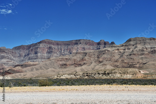 Pierce Ferry Road landscapes, Meadview. Grand Canyon National park, Arizona, USA photo