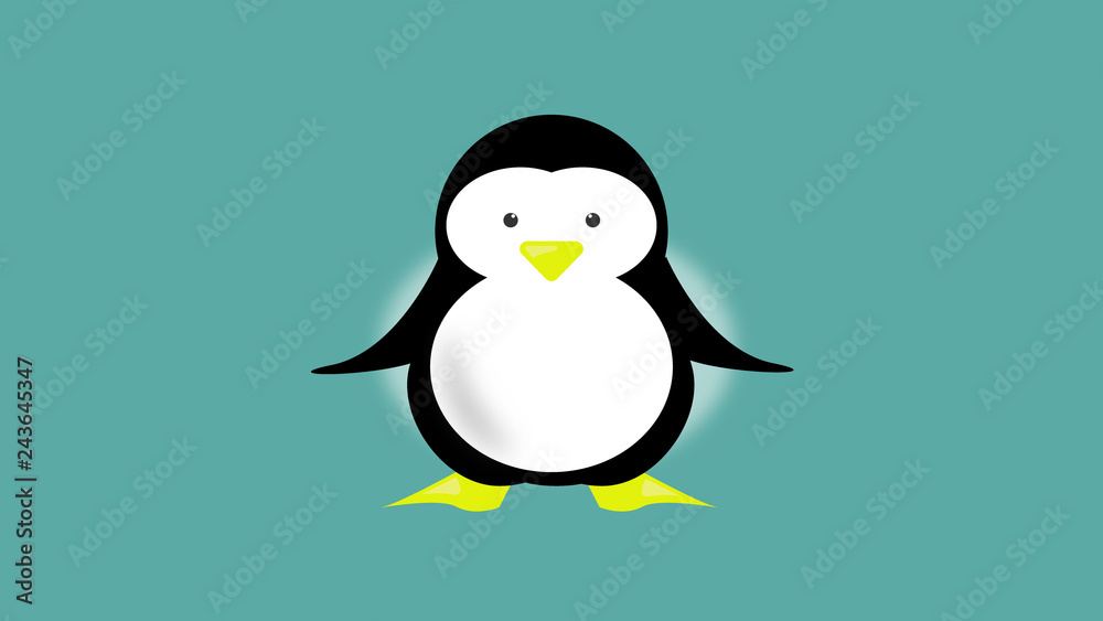 Obraz premium Pengiun background