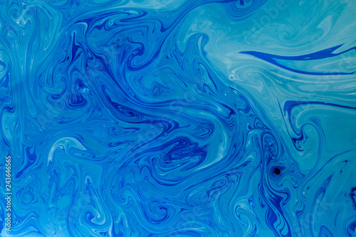 abstract patterns of paint looks like marble in the technique of painting on water Ebru