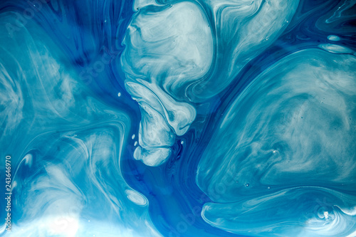 abstract patterns of paint looks like marble in the technique of painting on water Ebru