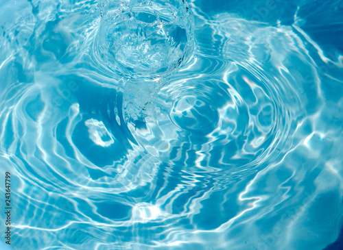 background image of water  blue water  bubbles  waves  stains 