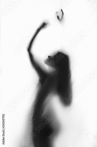 Silhouette of beautiful sex...