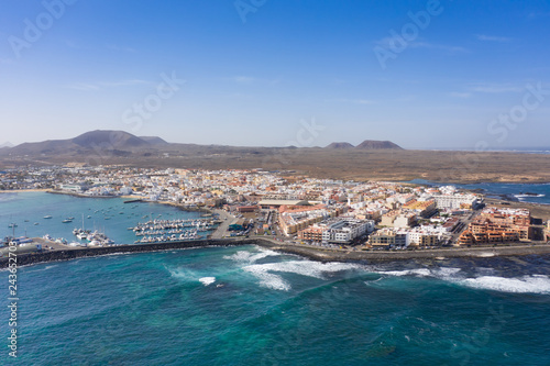 Aerial view of corralejo, Fuerteventura photo