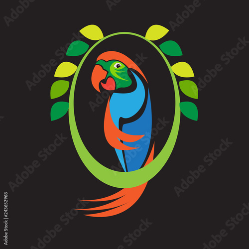 parrot vector logo