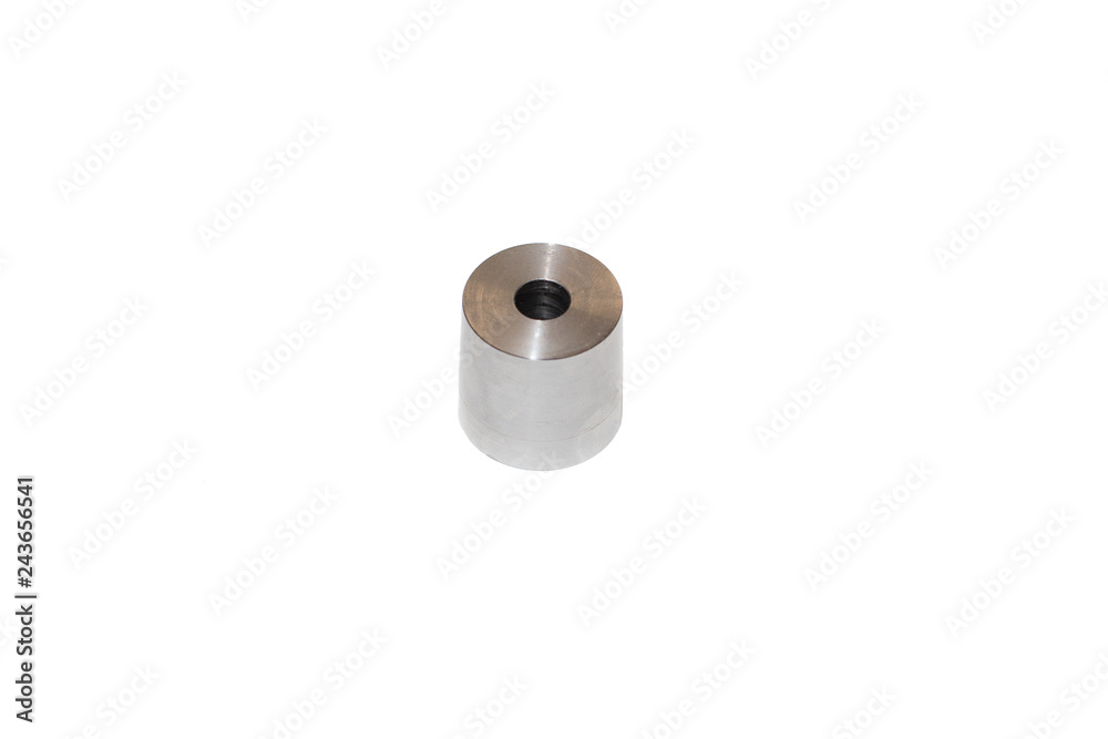 Isolated engine metallic sleeve / Cylinder Liner on a white background Isolated engine metallic sleeve / Cylinder Liner on a white background