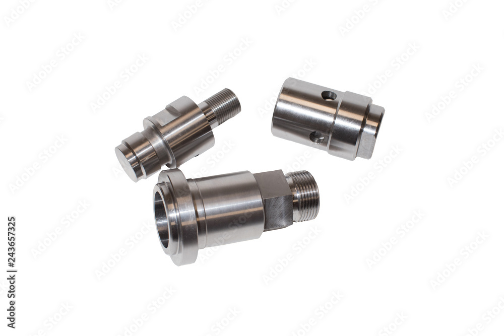 Isolated engine metallic sleeve / Cylinder Liner on a white background Isolated engine metallic sleeve / Cylinder Liner on a white background