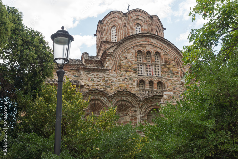Ancient Byzantine Orthodox church of St. Panteleimon in the center of city of Thessaloniki, Central Macedonia, Greece