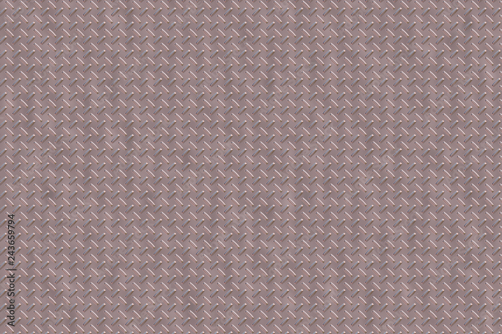 Fototapeta premium colored metal checkered plate, computer generated images