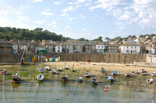 Hafen von Mousehole Cornwall Südengland