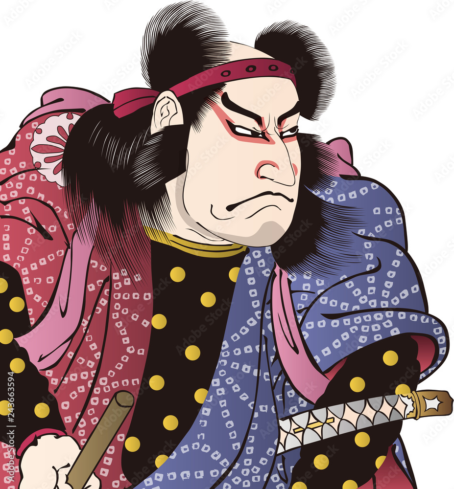 浮世絵 歌舞伎役者 その11 Stock Vector Adobe Stock 浮世絵 歌舞伎役者 その11 Stock Vector Adobe Stock