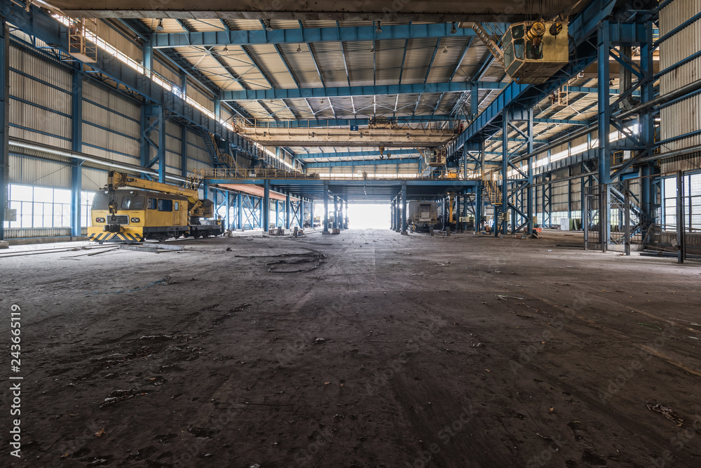cargo trains stopped in abandoned factory cargo trains stopped in abandoned factory