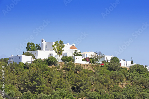 Church of Santa Eularia  des Riu in Ibiza Spain photo