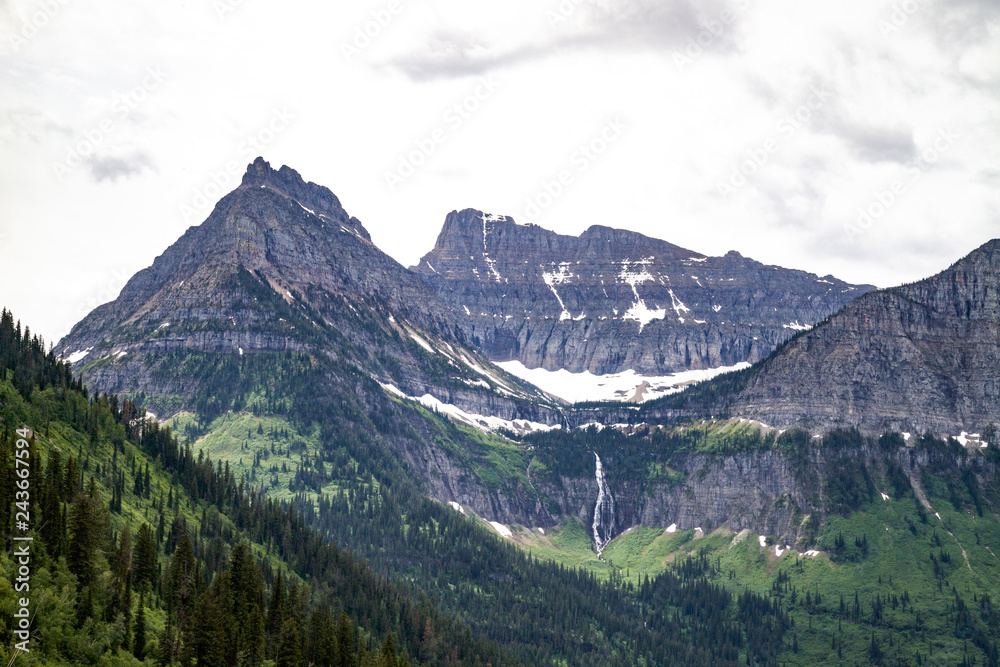 Hanging Valley Glacier National Park Montana USA