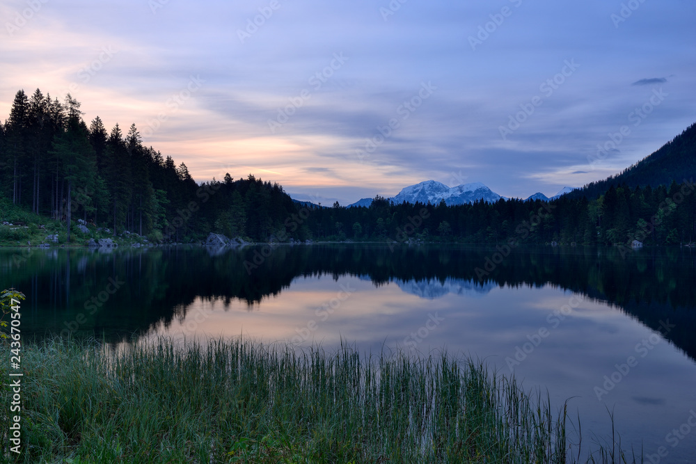Germany, Bavaria, Berchtesgadener Land, Lake Hintersee Germany, Bavaria, Berchtesgadener Land, Lake Hintersee