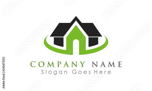 icon house illustration logo