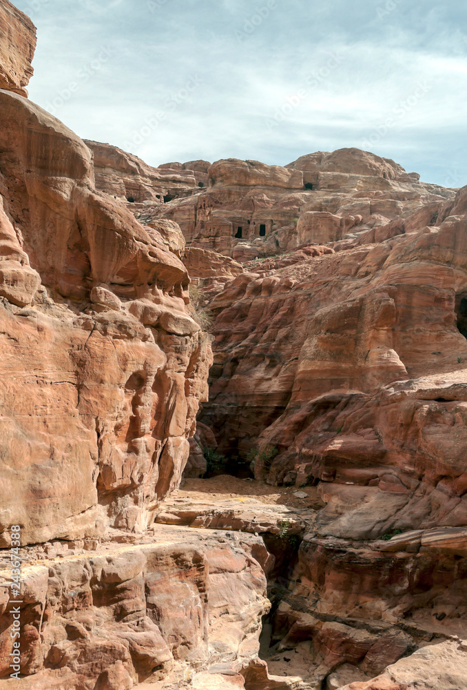 Ruins of the ancient city of Petra 