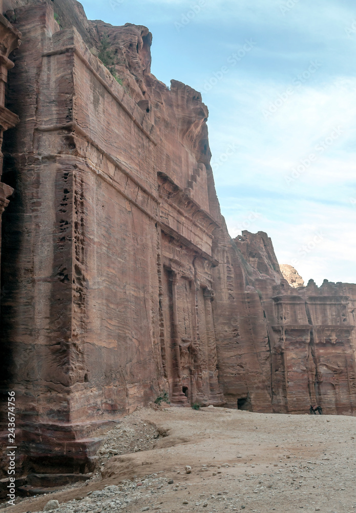 Ruins of the ancient city of Petra 