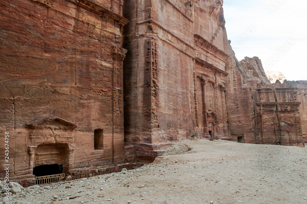 Ruins of the ancient city of Petra 