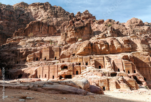 Ruins of the ancient city of Petra 