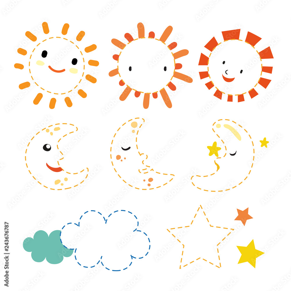 weather worksheet vector design weather worksheet vector design