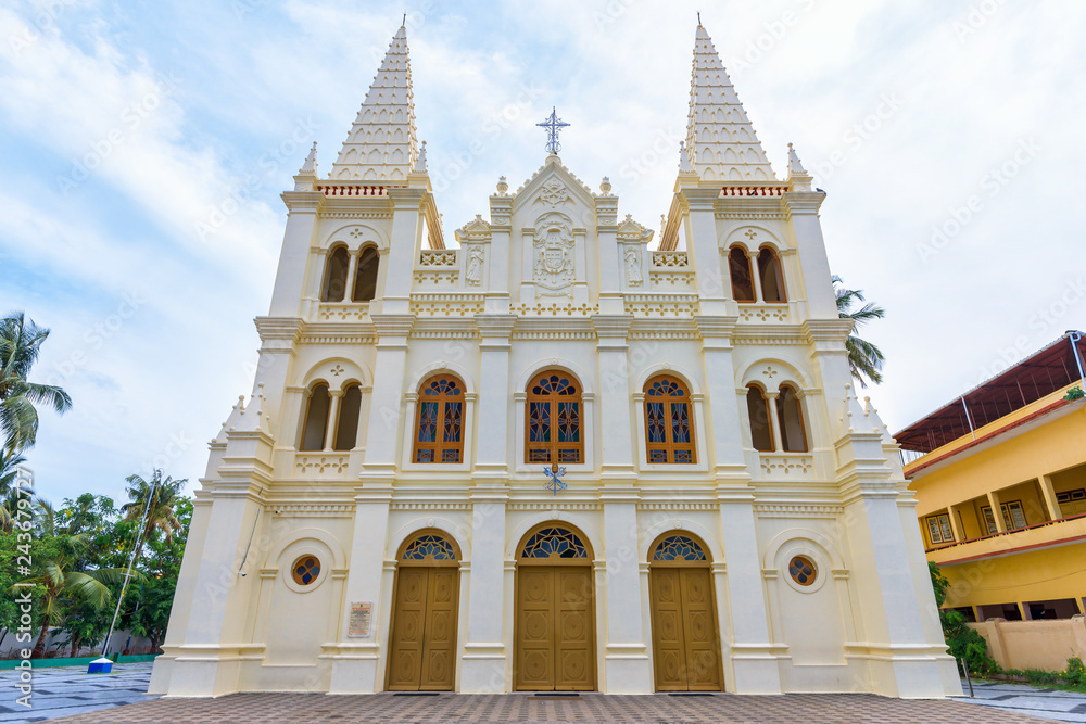 Santa Cruz Basilica at Fort Kochi, Kerala, India. Santa Cruz Basilica at Fort Kochi, Kerala, India.