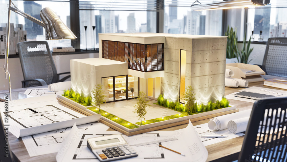 Сonstruction plan and home design development Сonstruction plan and home design development