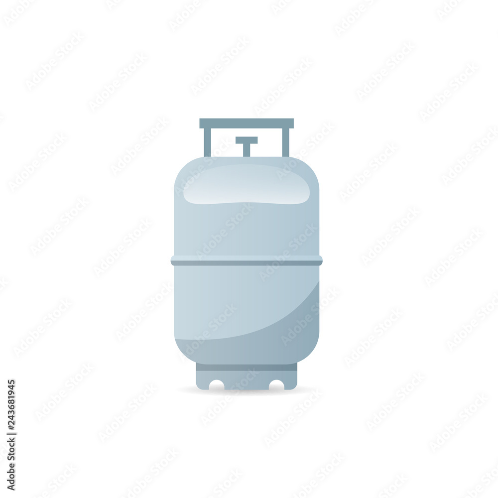 Propane gas tank icon. Clipart image isolated on white background Propane gas tank icon. Clipart image isolated on white background